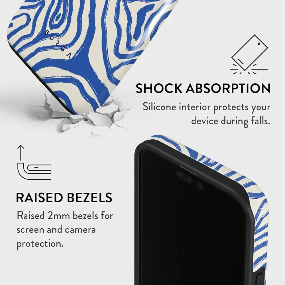 BURGA Phone Case for iPhone 15 Pro - Cute, Trendy, Aesthetic, Designer Pattern, 15pro Phone Cover, Hard Shell Protection - fits Apple iPhone 15 Pro Case for Women and Men
