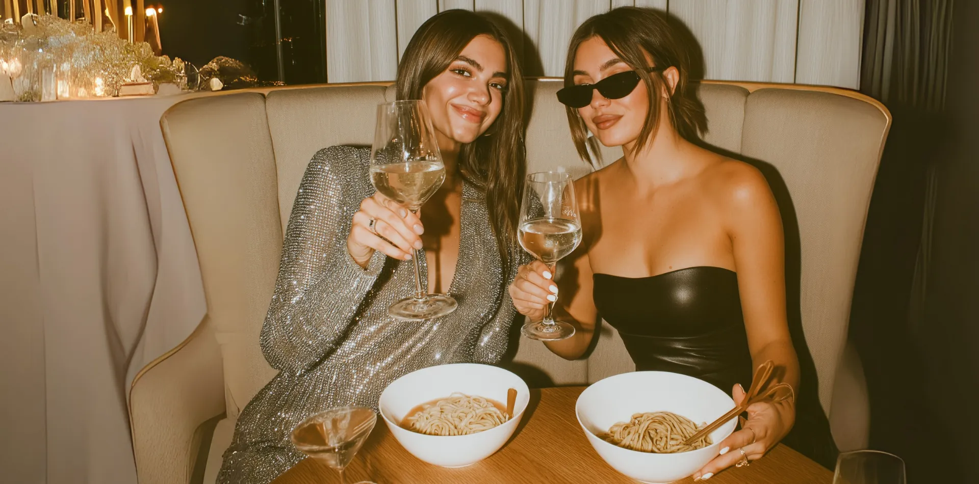 A curated set of accessories arranged on a table