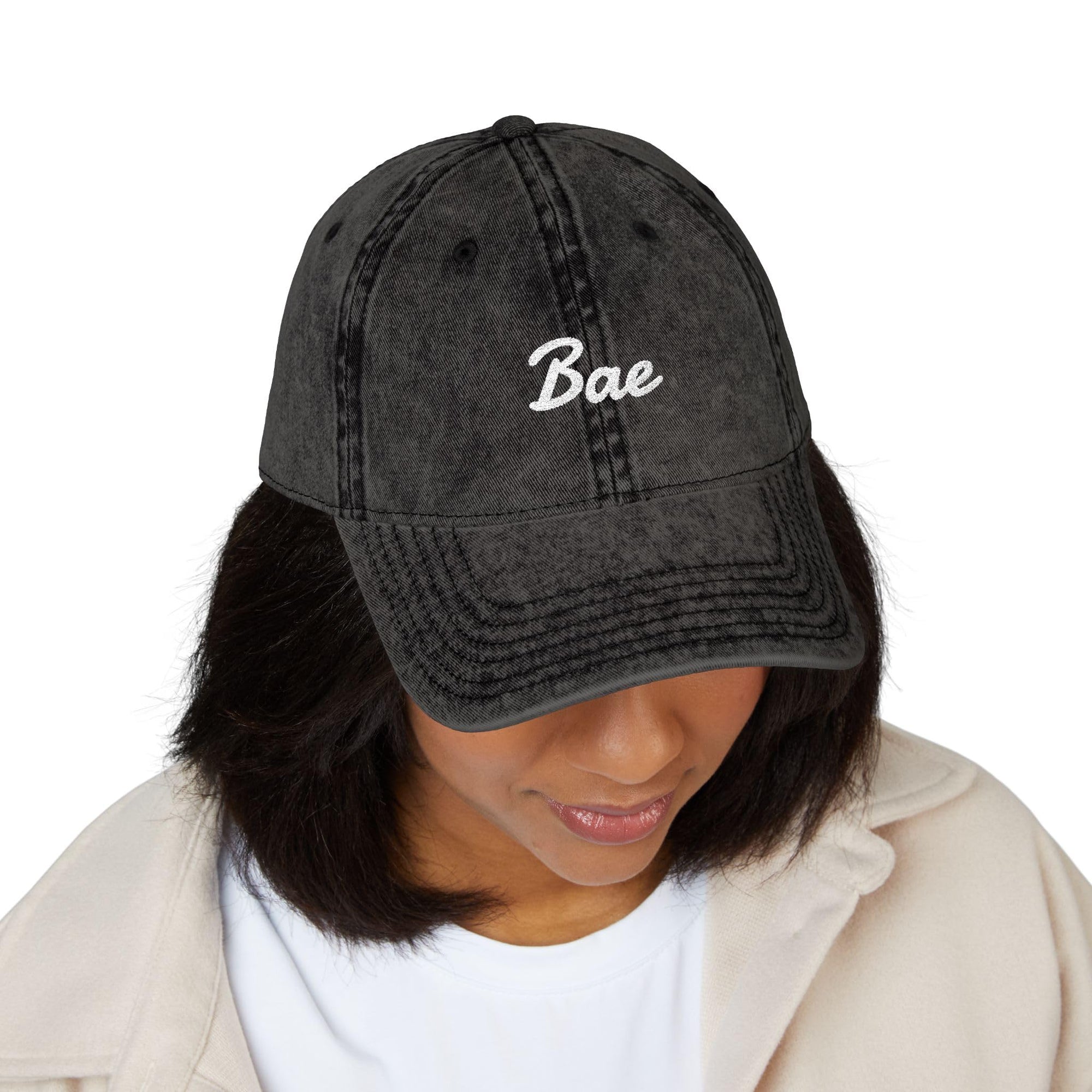 Embroidered Bae Dad Cap - Trendy Dad Hat, Casual Fashion Accessory, Gift for Her, Everyday Wear, Bae Hat
