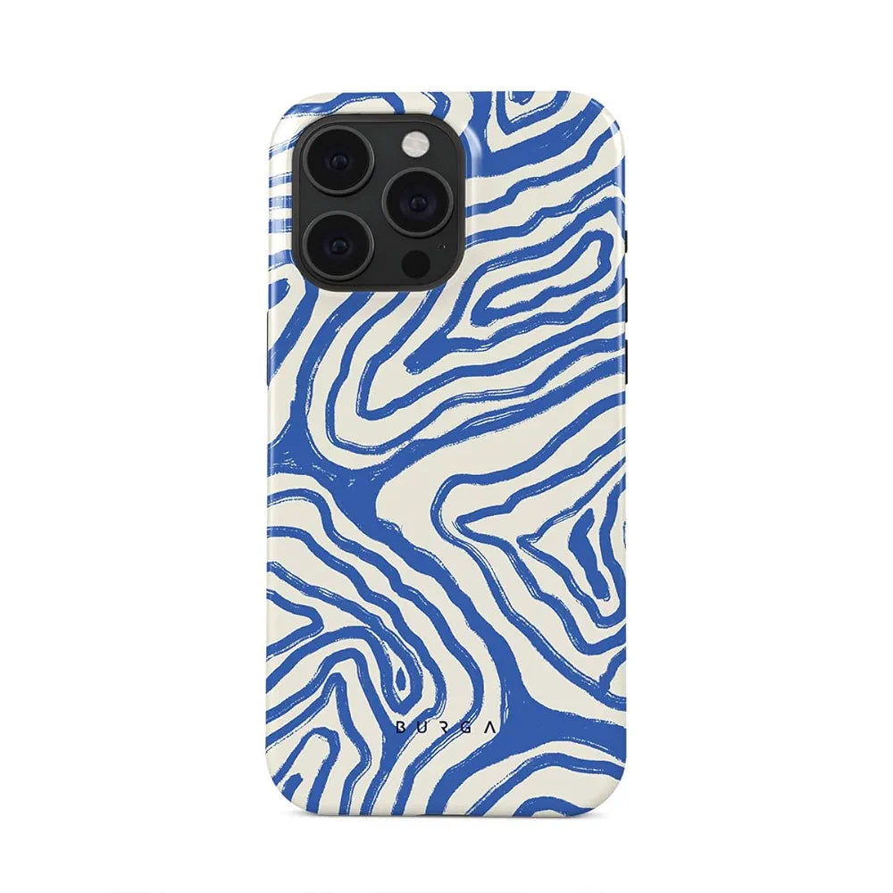 BURGA Phone Case for iPhone 15 Pro - Cute, Trendy, Aesthetic, Designer Pattern, 15pro Phone Cover, Hard Shell Protection - fits Apple iPhone 15 Pro Case for Women and Men