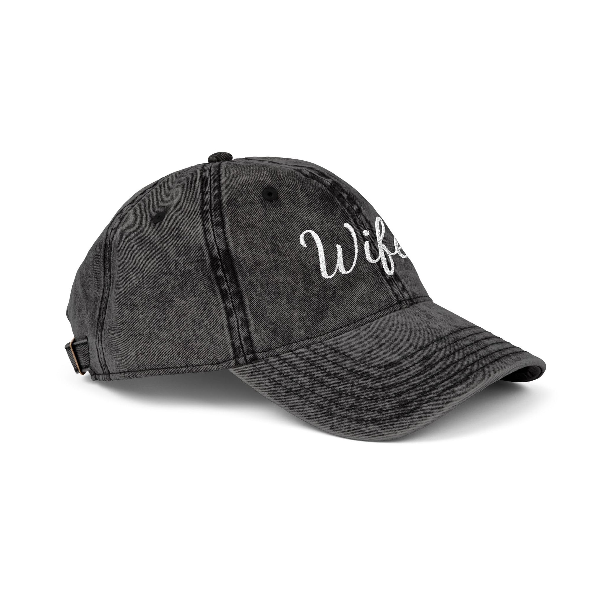 Wifey Embroidered Vintage Cap – Bride Hat | Casual Wedding Gift & Everyday Mom Style